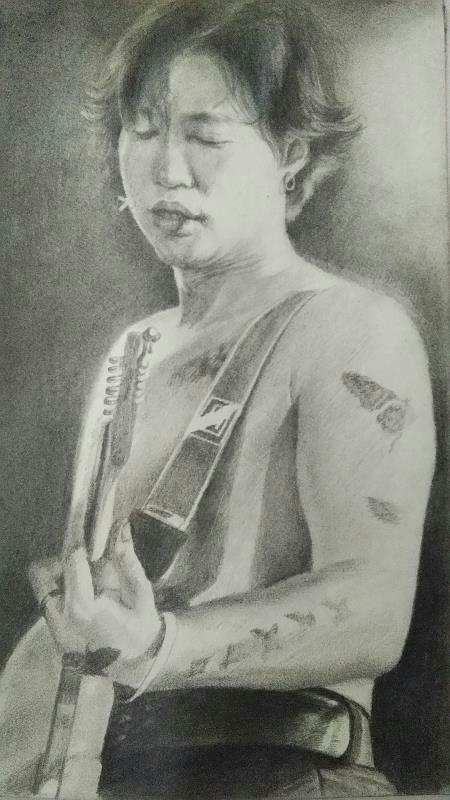 黄家驹相册-黄家驹素描画,怀恩网