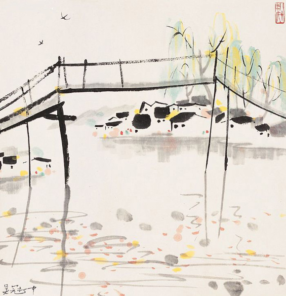 吴冠中作品 上传人: 感恩天下 2013/6/27 0:00:00 br />